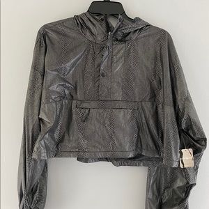 NWT Free People Movement Snakeskin Raincoat